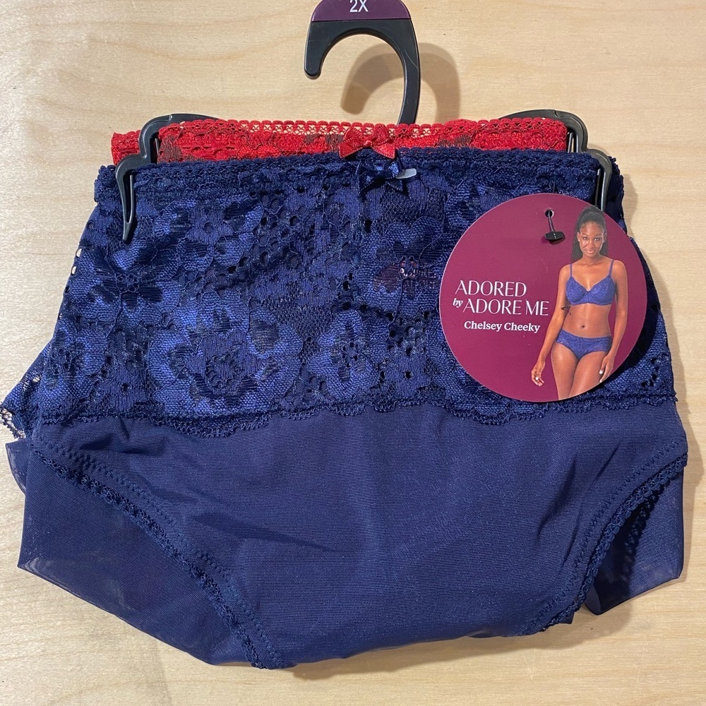 Adored by Adore Me Chelsey Cheek 2 Pack Panty 2X (IY)
